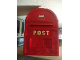 Gear No: Mailbox  Name: Post Box Mailbox Red (Glued)