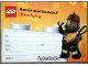 Gear No: Partybox01inv04  Name: Party Invitation, City Firefighter Minifigure