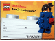 Gear No: Partybox01inv09  Name: Party Invitation, Brick Suit Girl Minifigure