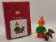 Gear No: QXI7225  Name: Christmas Tree Ornament, Hallmark LEGO Elf and Teddy Bear