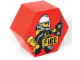 Gear No: SD656red  Name: Storage Jar Fire Red 19.5 x 19.5 x 11.5