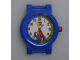Gear No: bb1051bc01  Name: Watch, Case Analog - LEGO Logo and Minifigure, Yellow Hour Hand, Red Minute Hand, Blue Second Hand