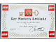 Gear No: certbuilder3  Name: The LEGO Builders Club Certificate of Membership - Key Member's Certificate