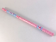Gear No: clikits291  Name: Pencil, Clikits Pink with Bright Light Blue Bands and Icon Shapes Pattern