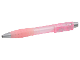 Gear No: clikitspen09  Name: Clikits Pen, Trans-Pink and Silver, Rubber Grip