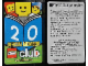 Gear No: clubcard1  Name: LEGO Club - Official Membership Card