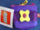 Gear No: coinpurse02b  Name: Coin Purse, Scala Flower with Clip, Purple