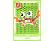 Gear No: ctw046BE  Name: Create the World Trading Card #  46 Crabe / Krab (Belgian)