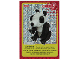 Gear No: ctw069FR  Name: Create the World Trading Card #069 Create: Panda (French)