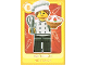 Gear No: ctw072BE  Name: Create the World Trading Card #  72 Chef Gourmet / Meesterkok (Belgian)