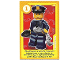 Gear No: ctwLA132  Name: Create the World Living Amazingly Trading Card #132 Policman