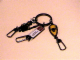 Gear No: ickc02  Name: Imagination Center Key Chain Bull shield with Knight