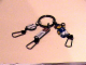 Gear No: ickc05  Name: Imagination Center Key Chain Female player with Baseball