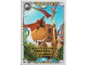Gear No: jw1fr074  Name: Jurassic World Trading Card Game (French) Series 1 - # 74 Double Attaque de Dino Carnotaurus & Ptéranodon