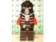 Gear No: magcasfantasy01  Name: Magnet, Minifigure Castle Fantasy Era Skeleton Warrior 2, Black Breastplate and Helmet, Dark Red Arms, Yellow Hands, Black Hips and Legs