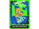 Gear No: min01de014  Name: Minecraft Trading Card Collection (German) Series 1 - # 14 Neon Königlicher Krieger