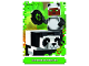 Gear No: min01de080  Name: Minecraft Trading Card Collection (German) Series 1 - # 80 Team Panda und Panda-Skin