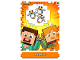 Gear No: min01de188  Name: Minecraft Trading Card Collection (German) Series 1 - # 188 Die Hühner!!!