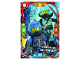 Gear No: njo07de044  Name: NINJAGO Trading Card Game (German) Series 7 - # 44 Unterwasser-Duo Jay & Nya