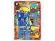 Gear No: njo08ade072  Name: NINJAGO Trading Card Game (German) Series 8 (Next Level) - # 72 Mutiges Duo Jay & Nya