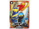Gear No: njo08de057  Name: NINJAGO Trading Card Game (German) Series 8 - # 57 Team Power Legacy Nya, Jay & Kai