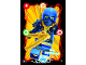 Gear No: njo09ade008  Name: NINJAGO Trading Card Game (German) Series 9 (Next Level) - # 8 Mega Kletter Jay