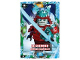 Gear No: njo3fr096  Name: NINJAGO Trading Card Game (French) Series 3 - # 96 Le Guerrier Blizzard Dangereux