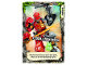 Gear No: njo6ade121  Name: NINJAGO Trading Card Game (German) Series 6 (Next Level) - # 121 Action Feuer-Stein-Mech