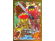 Gear No: njo6enLE04  Name: NINJAGO Trading Card Game (English) Series 6 - # LE4 Team Golden Kai & Samurai X Limited Edition