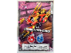 Gear No: njo8de211  Name: NINJAGO Trading Card Game (German) Series 8 - # 211 Kais Golddrachen-Raider