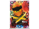 Gear No: njo8en075  Name: NINJAGO Trading Card Game (English) Series 8 - # 75 Orange