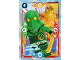 Gear No: njo9de058  Name: NINJAGO Trading Card Game (German) Series 9 - # 58 Action Team Lloyd & Arin