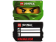 Gear No: njocard  Name: ID Card, Green Ninjago Head