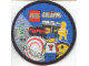 Gear No: patch07  Name: Patch, Sew-On Cloth Round, LEGO System Time Cruiser