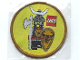 Gear No: patch32  Name: Patch, Sew-On Cloth Round, Minifigure Cedric the Bull