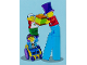 Gear No: pc23nl04  Name: Postcard - Kinderpostzegels 2023 - Woman in Wheelchair, Child and Stilt Walker
