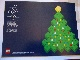 Gear No: pc97xmas  Name: Postcard - Christmas Tree and Lego Star