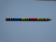 Gear No: pcl003  Name: Pencil, LEGO Logo and Classic Colors Pattern