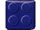 Gear No: pfmag06  Name: Magnet, Paul Frank Square with Blue 4 Studs Pattern