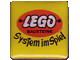 Gear No: pfmag07  Name: Magnet, Paul Frank Square with LEGO Logo Open O Style and 'System im Spiel' Pattern