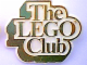 Gear No: pin001  Name: Pin, The Lego Club UK Badge, Gold Text, White Background