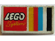 Gear No: pin257  Name: Pin, LEGO System Logo, Classic Colors