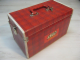 Gear No: redbox02  Name: Storage Box Plaid with Handle and Metal Corner Protectors