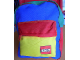 Gear No: satchel3  Name: Backpack Green, Blue, Red and Yellow with Lego Logo