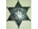 Gear No: starbadge02  Name: Badge, LEGO Western Sheriff Star