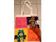 Gear No: tote21  Name: Tote Bag, Collectible Minifigures - Nutcracker, Wolf Costume, Knight of the Yellow Castle and Green Dragon Costume