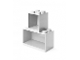 Gear No: 4117  Name: Shelf, Brick 4 and 8 Studs / Knobs, Set of Two