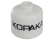 Gear No: bead006pb23  Name: Bead, Cylinder Large with 'KOPAKA' Pattern (P1702)
