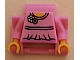 Gear No: bb1029  Name: Watch, Band Link - Minifigure Body Part, Torso Female with Flowers at Neck, Yellow Hands