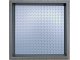 Gear No: 5005359a  Name: Cardboard Display Frame with Mounted 32 x 32 Dark Bluish Gray Baseplate